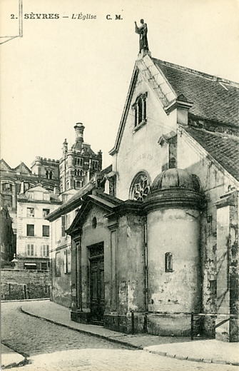 L’glise St Romain. Coll. Svres n° 2. Editions artistiques C.M., Paris ; dos vert, non circule (coll. part.)