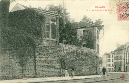 Le Pavillon de Sully. CPA Collection F. Fleury, Chaville n° 10. Carte circulée le 23 août 1906 ; cachet d’arrivée à St Benoît sur Yonne (Aube) le 24 août 1906. Dos divisé. coll. part. Le Pavillon de Sully. CPA Collection F. Fleury, Chaville n° 10. Carte circulée le 23 août 1906 ; cachet d’arrivée à St Benoît sur Yonne (Aube) le 24 août 1906. Dos divisé. coll. part.