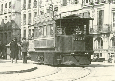 Dtail sur le tramway de Doulon.