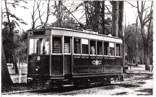 Motrice letrique n° 8 de la ligne A. CPM repro de photo ancienne.