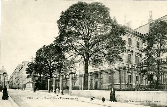 Faade de l’Ecole Normale Suprieure, rue d’Ulm.