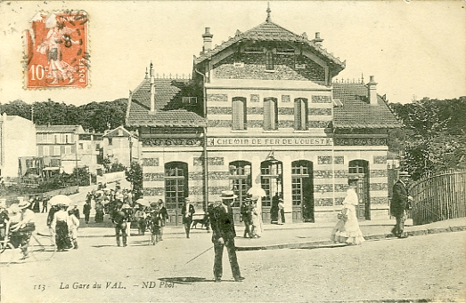 Plan gnral de la gare de Meudon Val Fleury (ligne du chemin de fer de l’Ouest). (coll. part.)