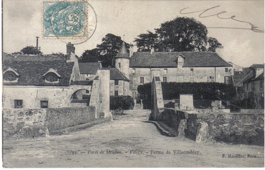 Autre plande l’entre de la ferme. CPA circule le 25 dcembre 1904. Coll. part.