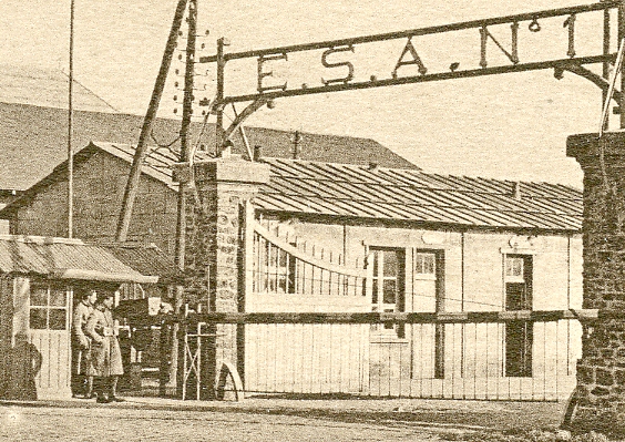 Détail du poste de garde. Détail du poste de garde.