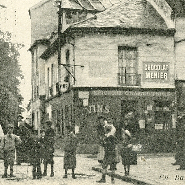 Dtail de l’picerie-charcuterie-dbit de vins.