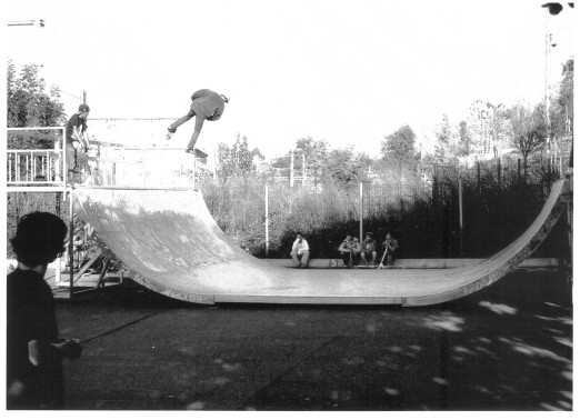 Skate-park de l’avenue de Versailles. Clich 2011.